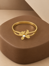 Golden Flare Cuff Bangle