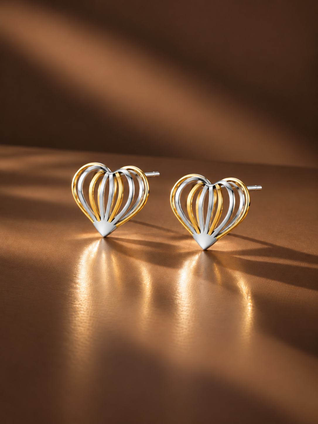Heartline Studs