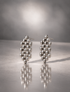 Block Textured Drop Earrings
