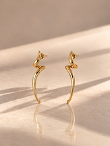 Velour Twist Hoops