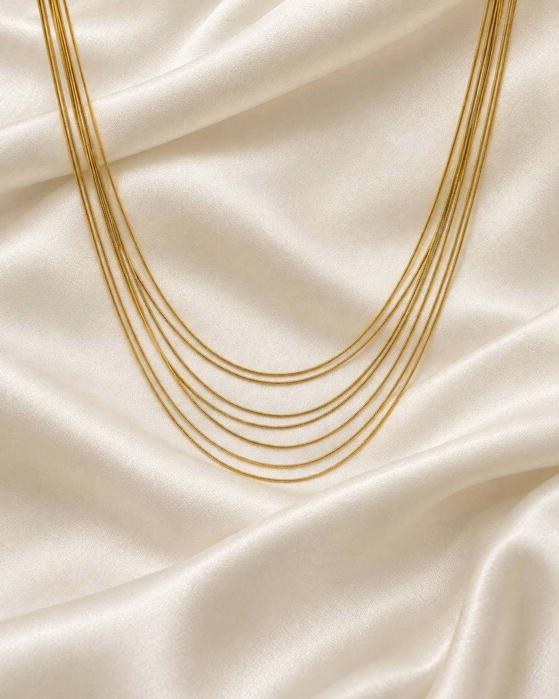 Multi-Strand Layered Necklace