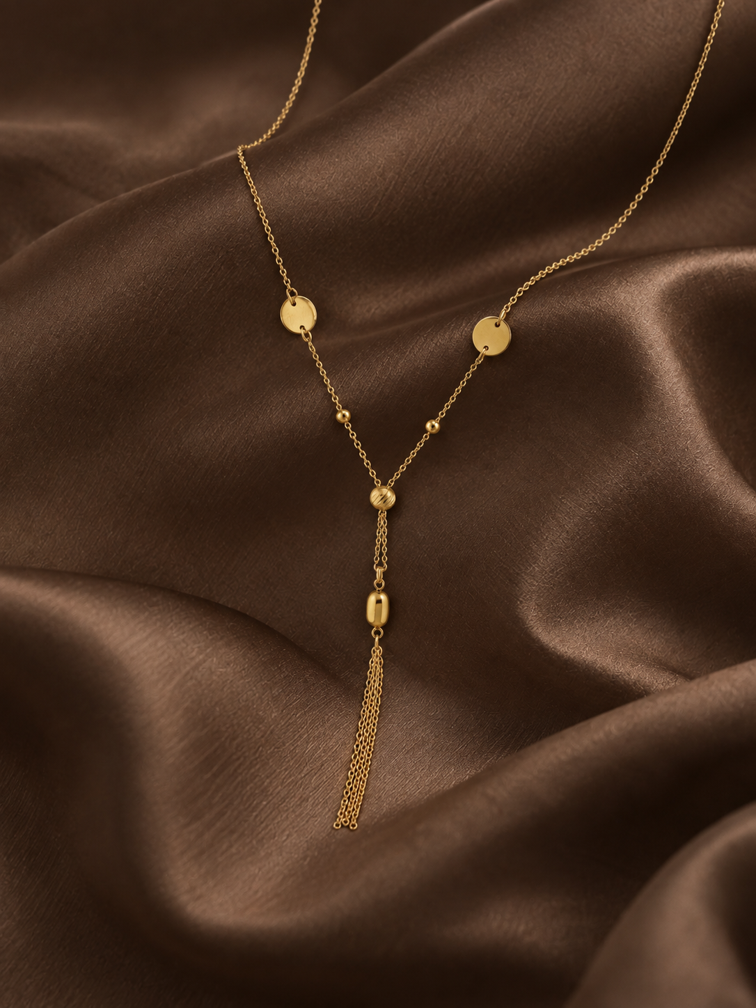 Golden Tassel Necklace