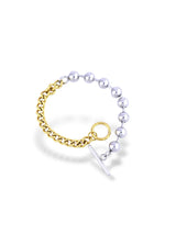 Opulent Gold Bead Bracelet with Classic Chain - Doulaat