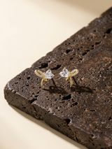 Heart & Ribbon Studs