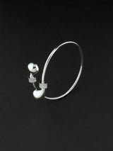 Knot Bangle with Sparkles
