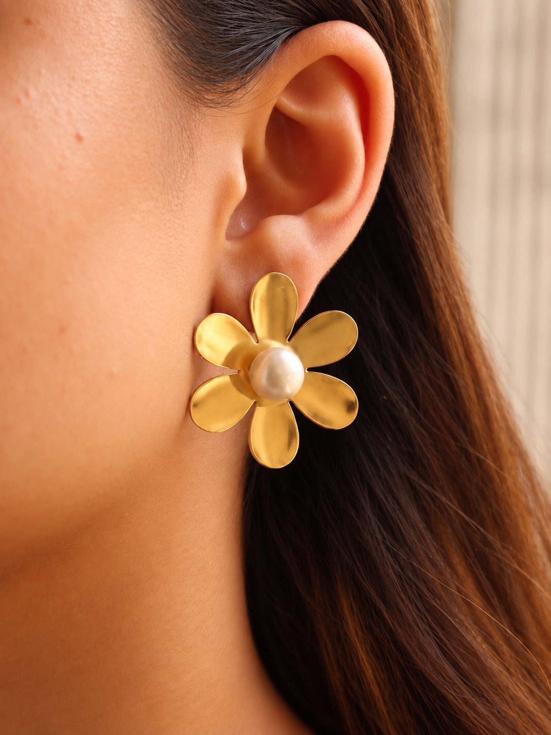 Petal Pearl Studs