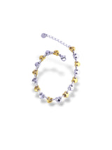 Imperial Two-Tone Heart Link Bracelet - Doulaat