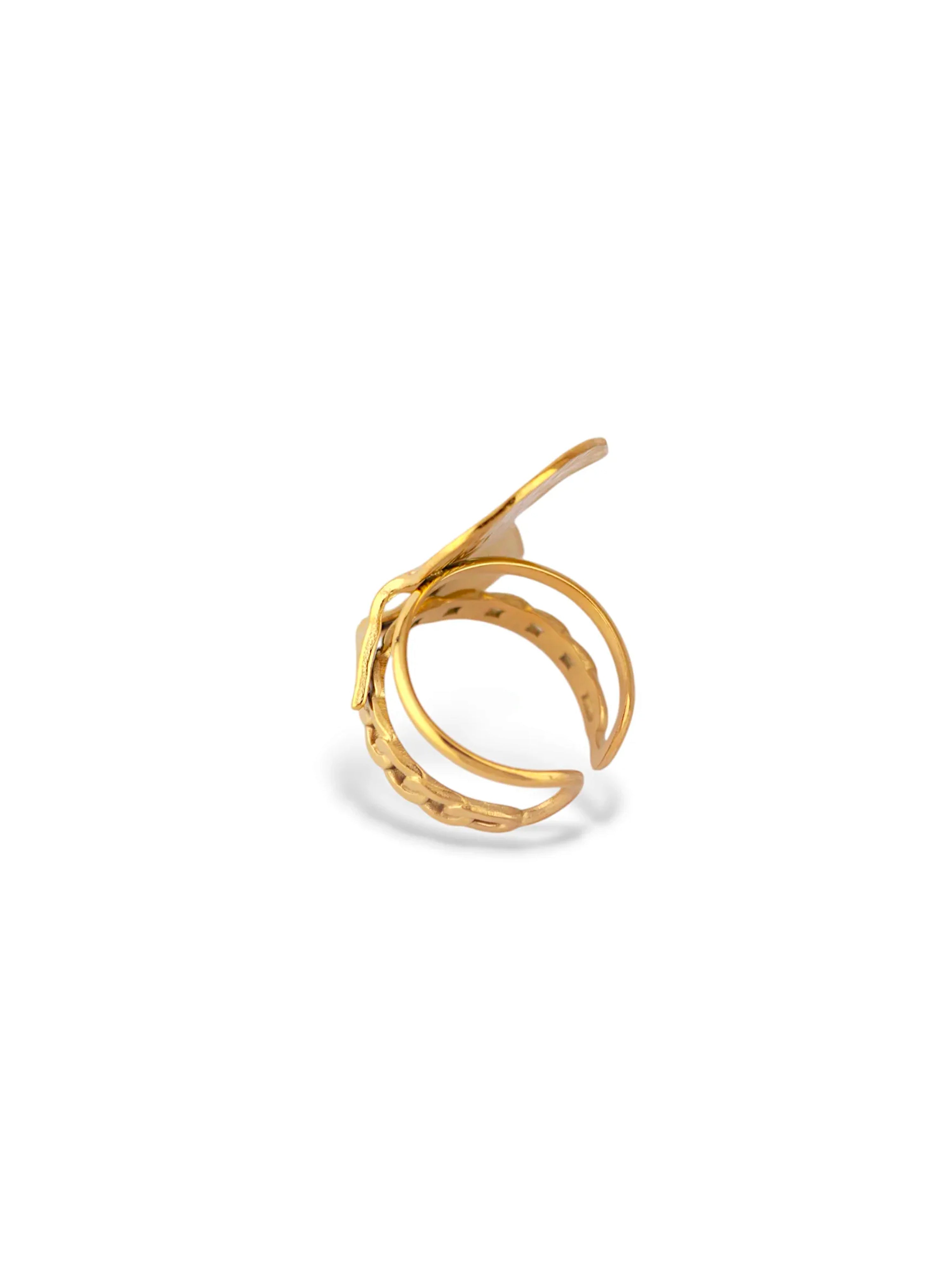Gold Leaf Ring