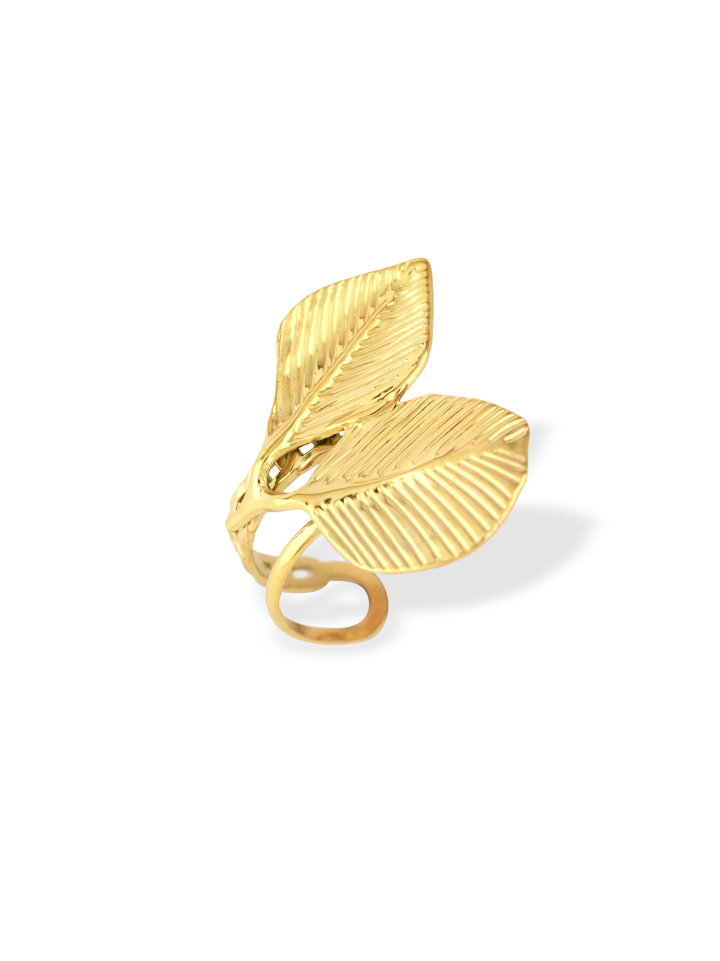 Gold Leaf Ring
