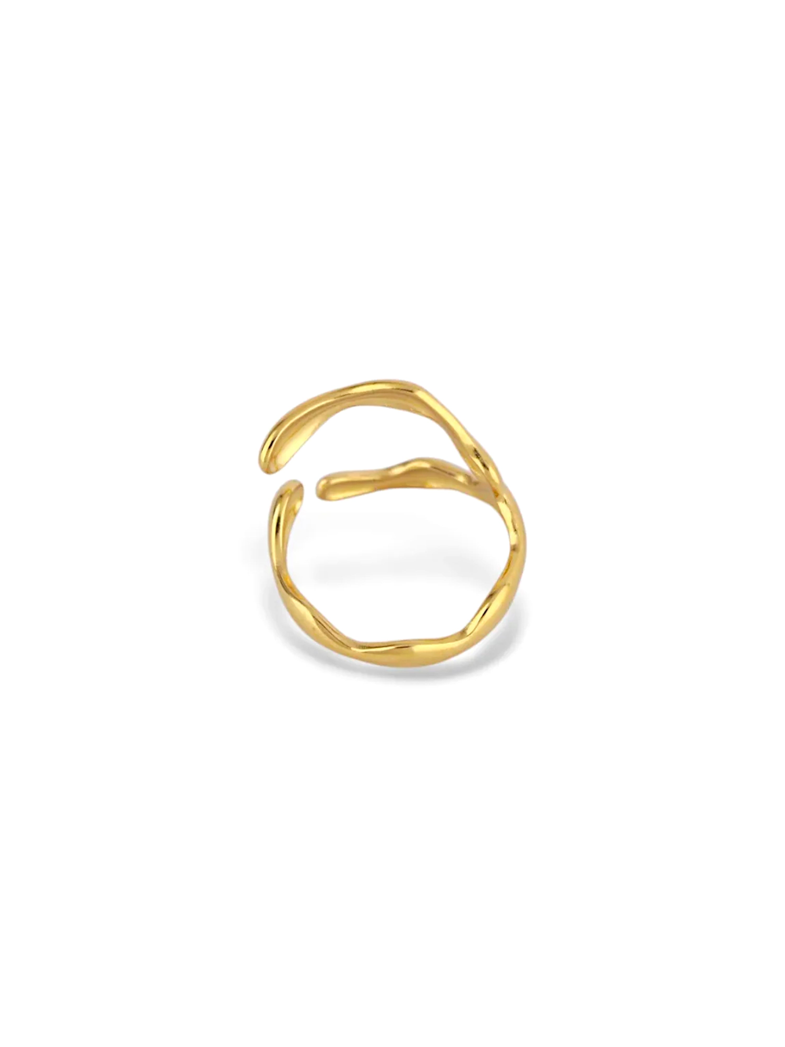 Adjustable Open Gold Ring
