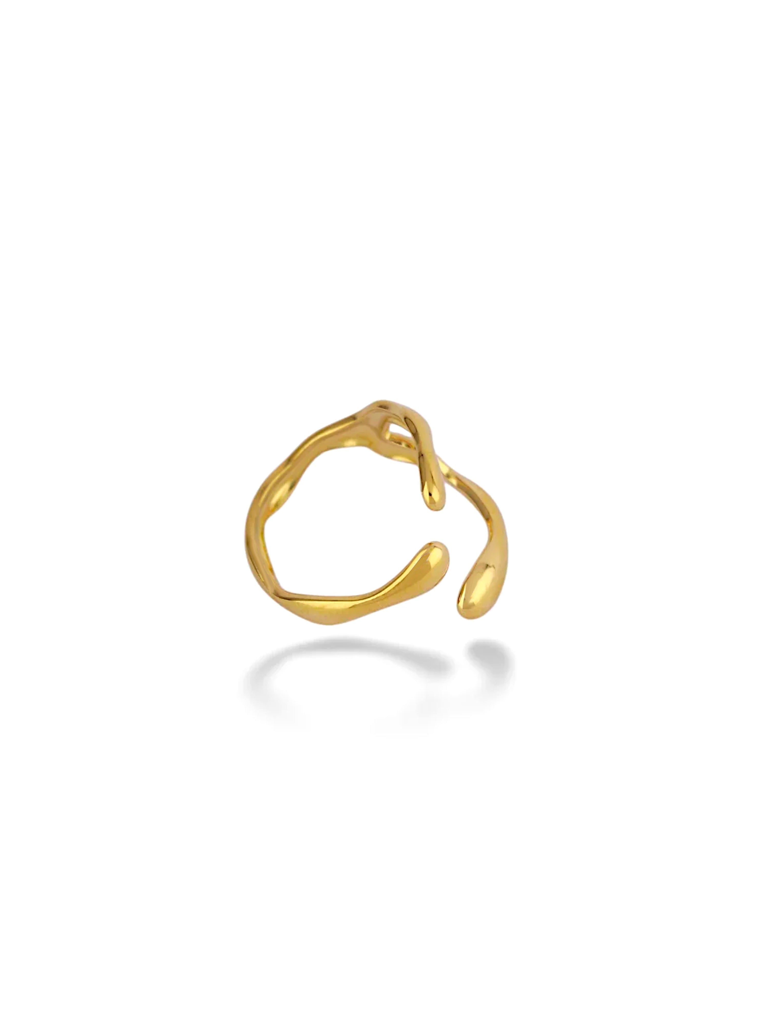 Adjustable Open Gold Ring