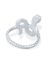 Elegant Snake Curve Ring