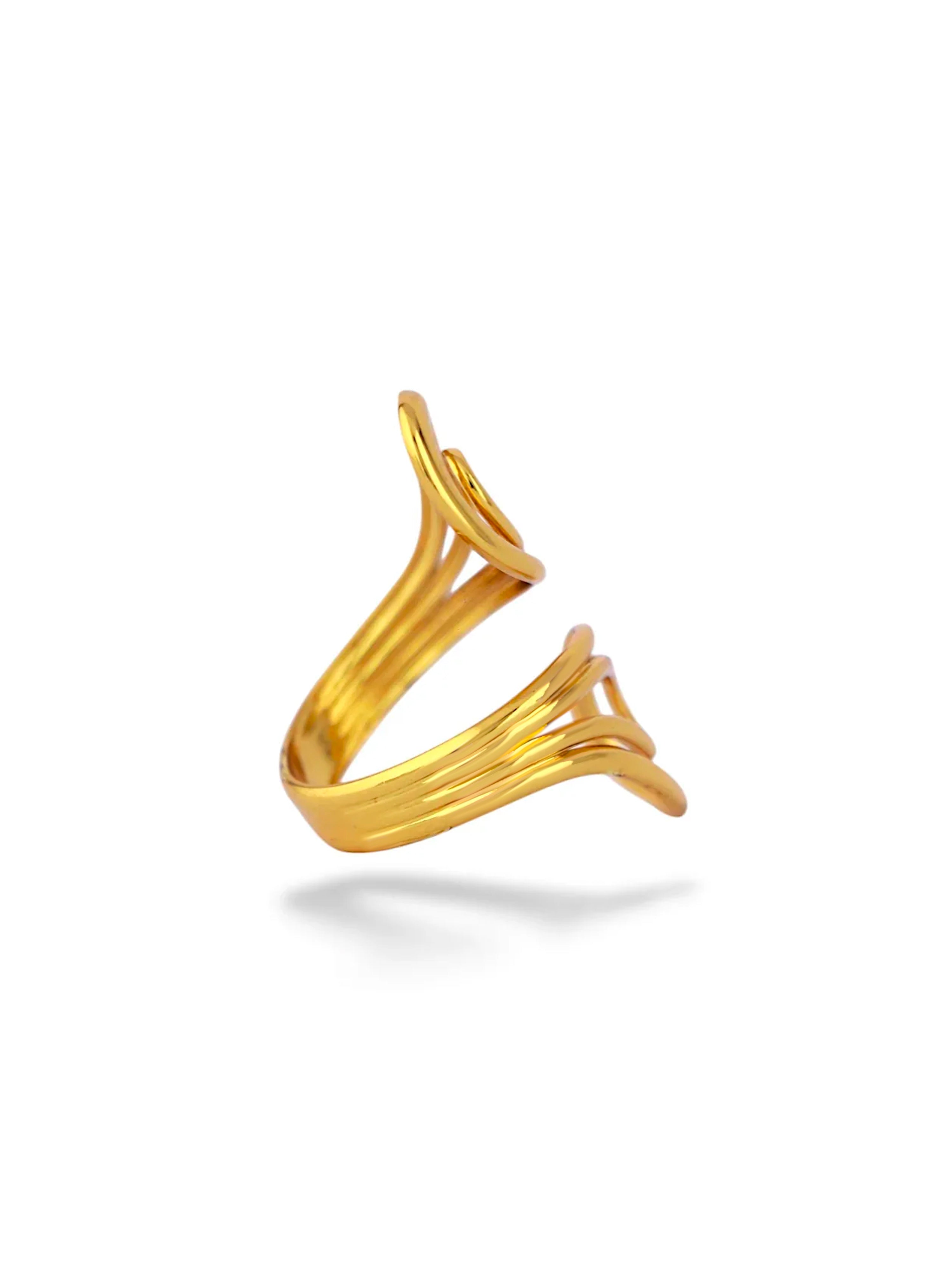 Soft Wave Open Ring