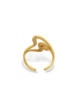 Ivory Pearl Wave Ring