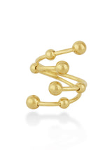 Golden Drop Open Ring