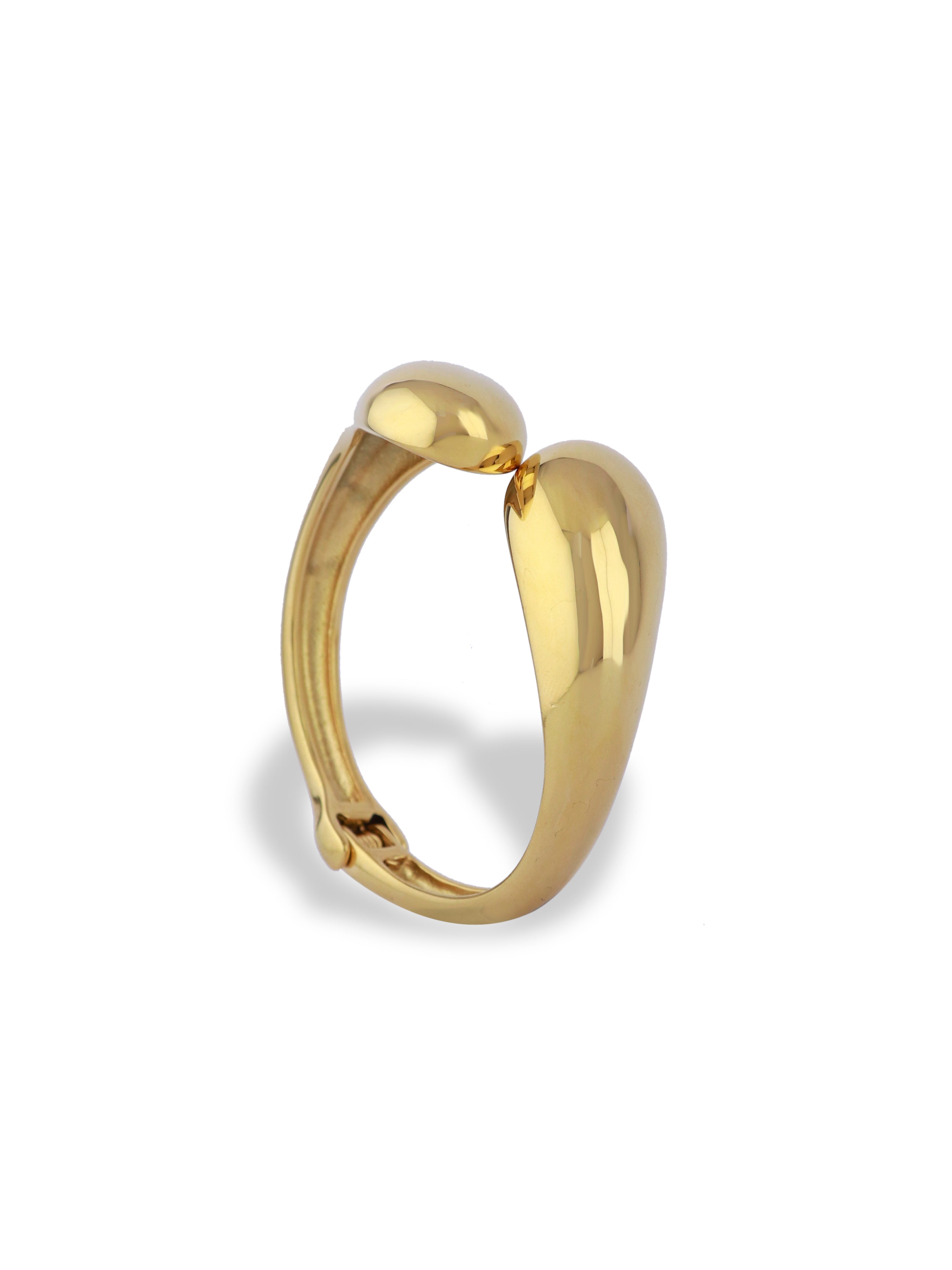Gold Plated Bondline Cuff with a Smooth Polished Finish