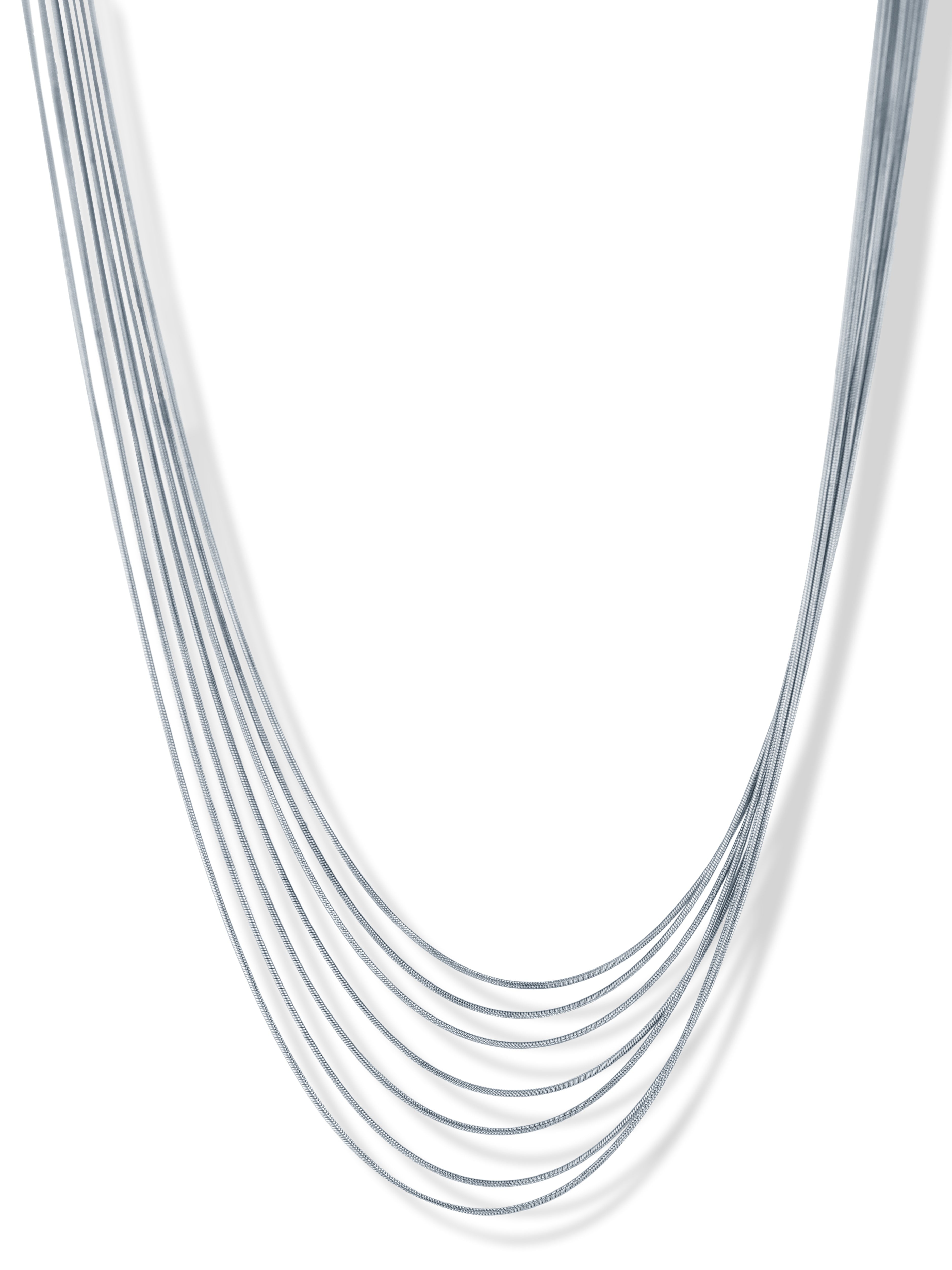 Elegant Multi-Strand Layered Gold Snake Chain Necklace