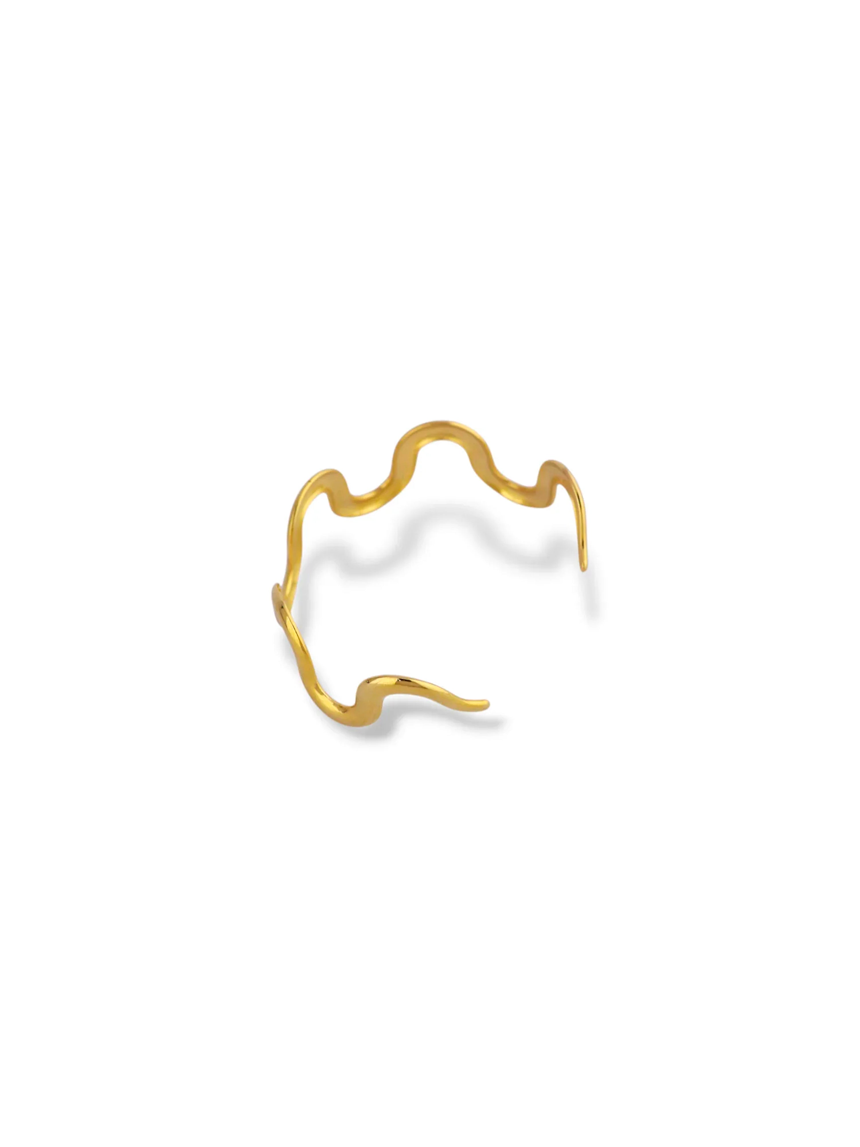 Wavy Cuff Bangle