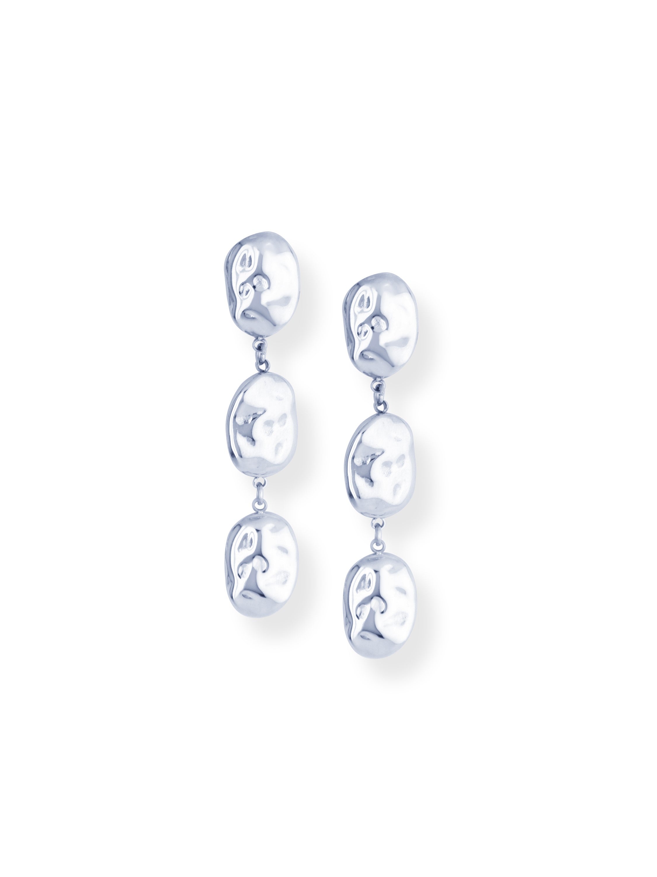 Silver Teardrop Earrings