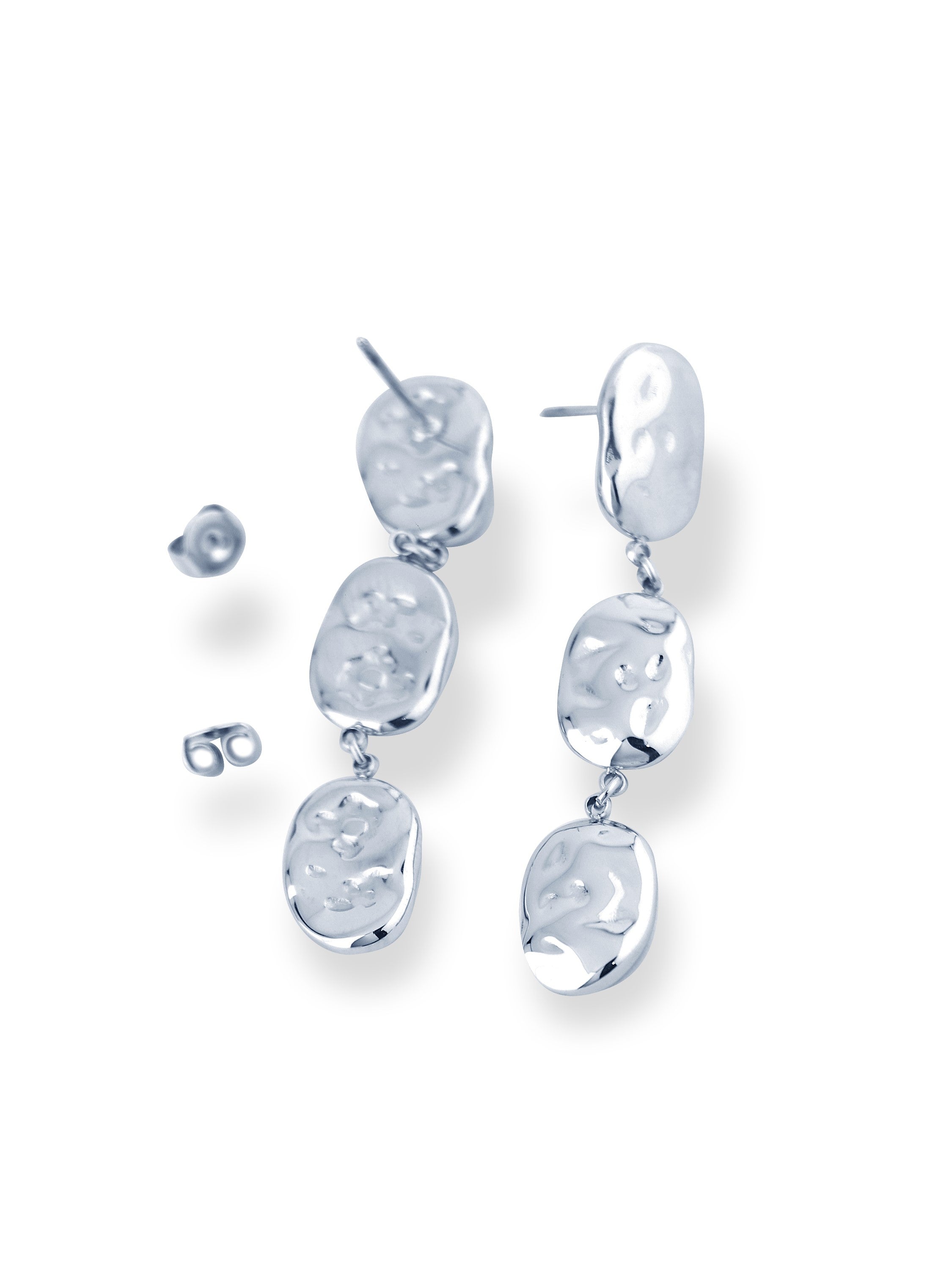 Silver Teardrop Earrings