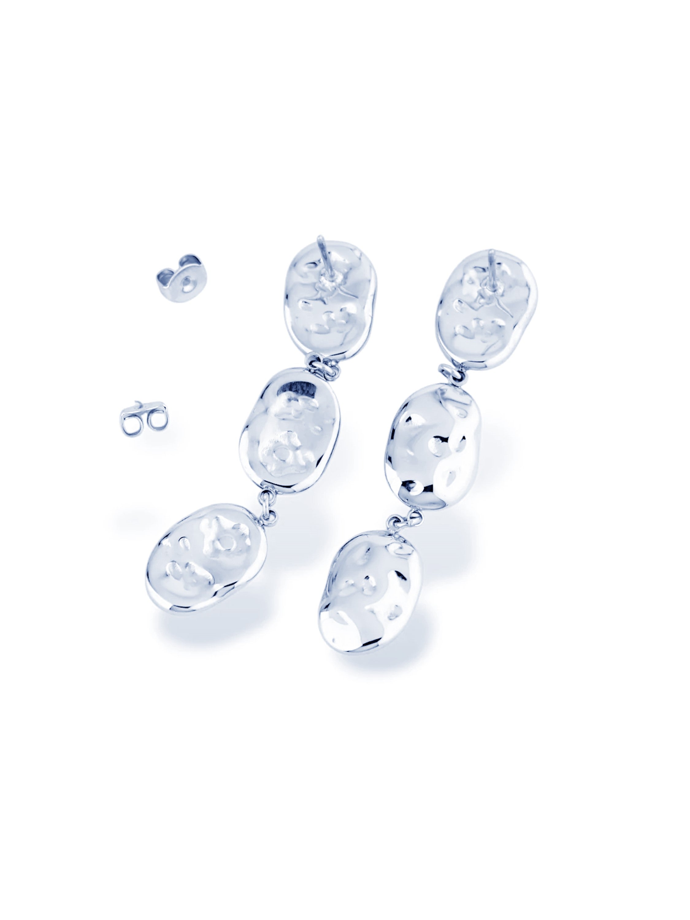 Silver Teardrop Earrings