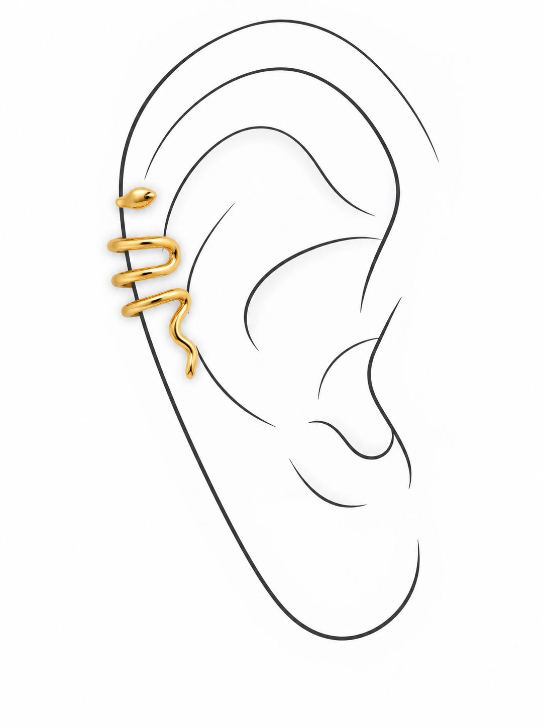 Snake Earcuff