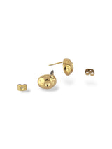 Sol Glow Studs with Smooth Rounded Gold Finish - Doulaat