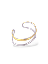 Elegant Sheen Cuff with a Smooth Polished Gold Finish