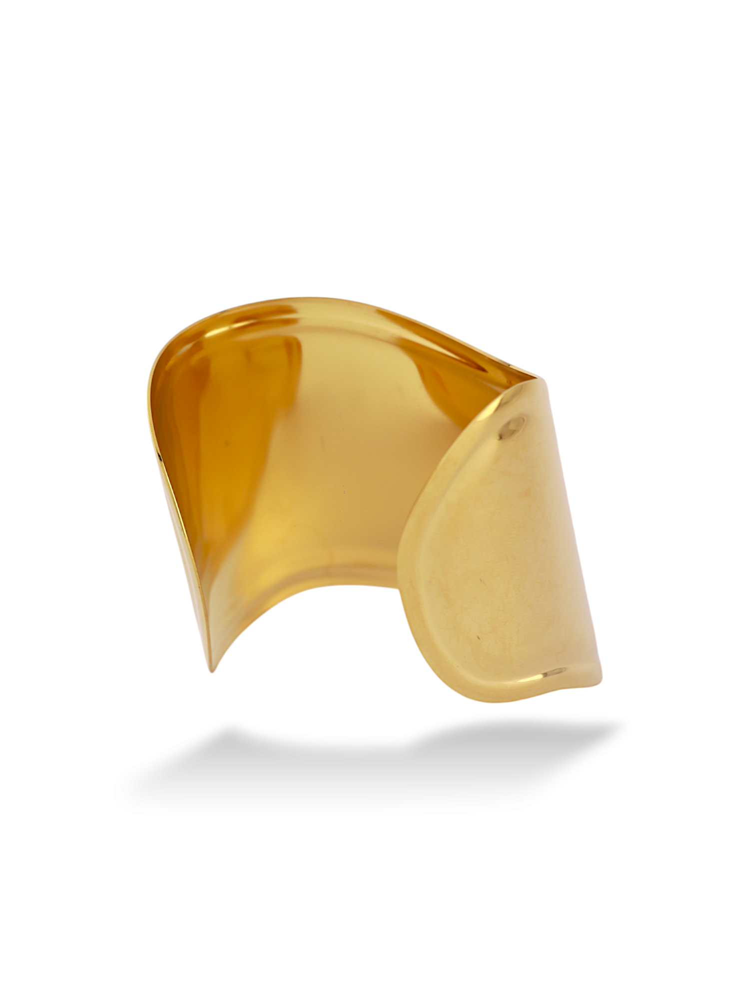Elegant Quadruple Golden Cuff Bangle
