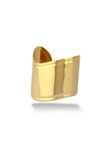 Elegant Quadruple Golden Cuff Bangle