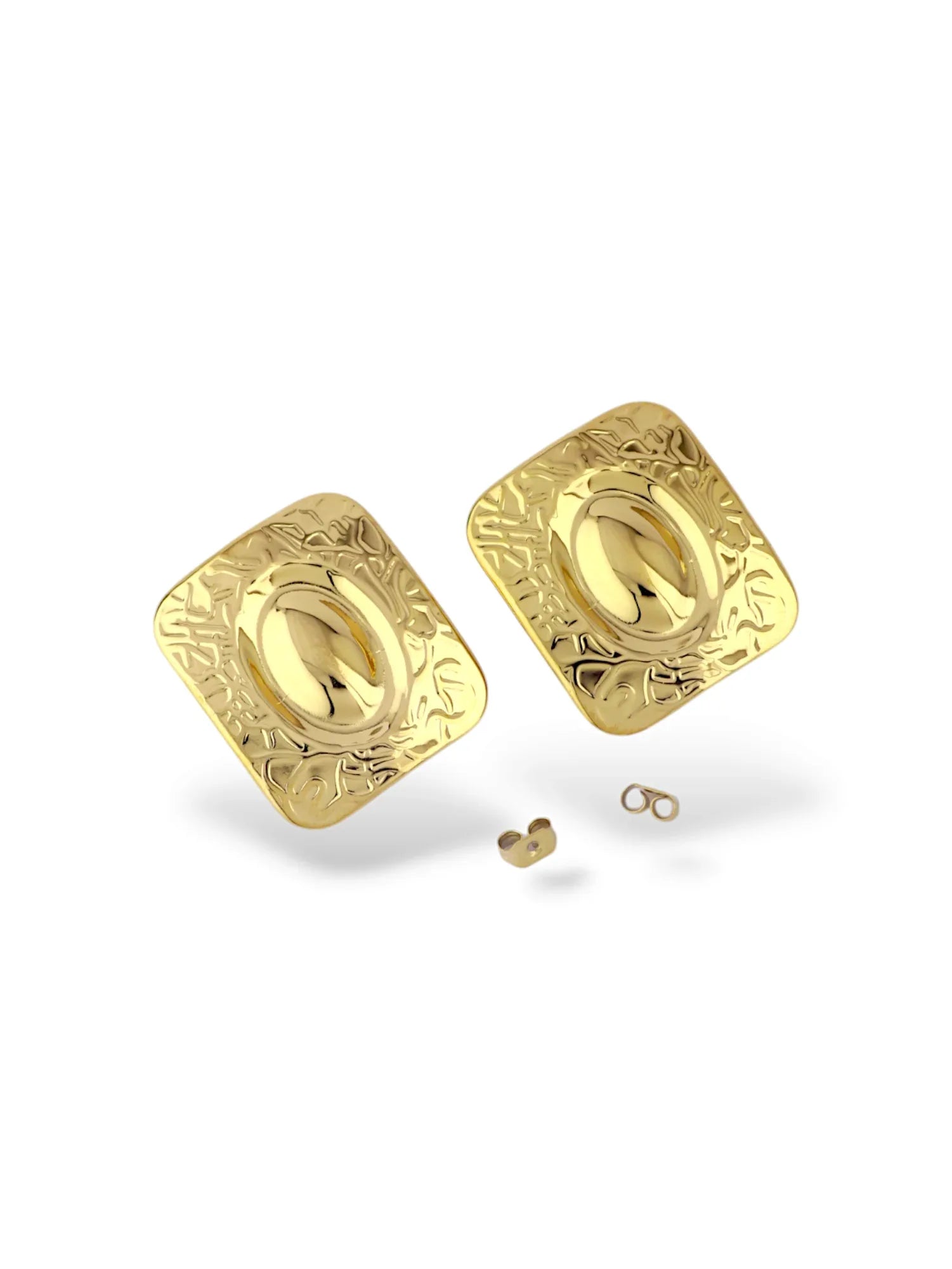 Elegant Box Stud Earrings for Stylish Daily Wear - Doulaat