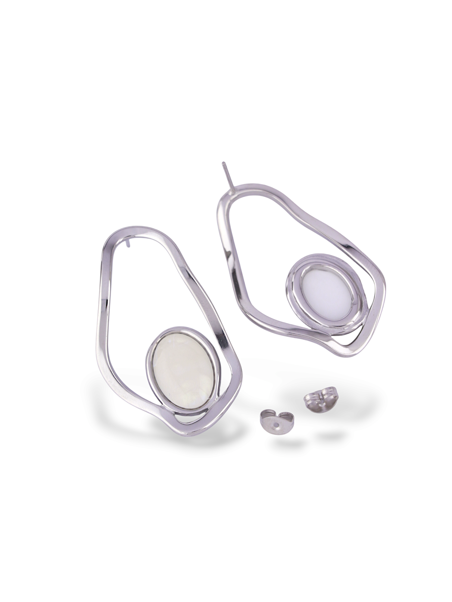 Modern Gold Liquid Loop Hoop Earrings