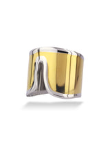 Elegant Quadruple Golden Cuff Bangle - Doulaat