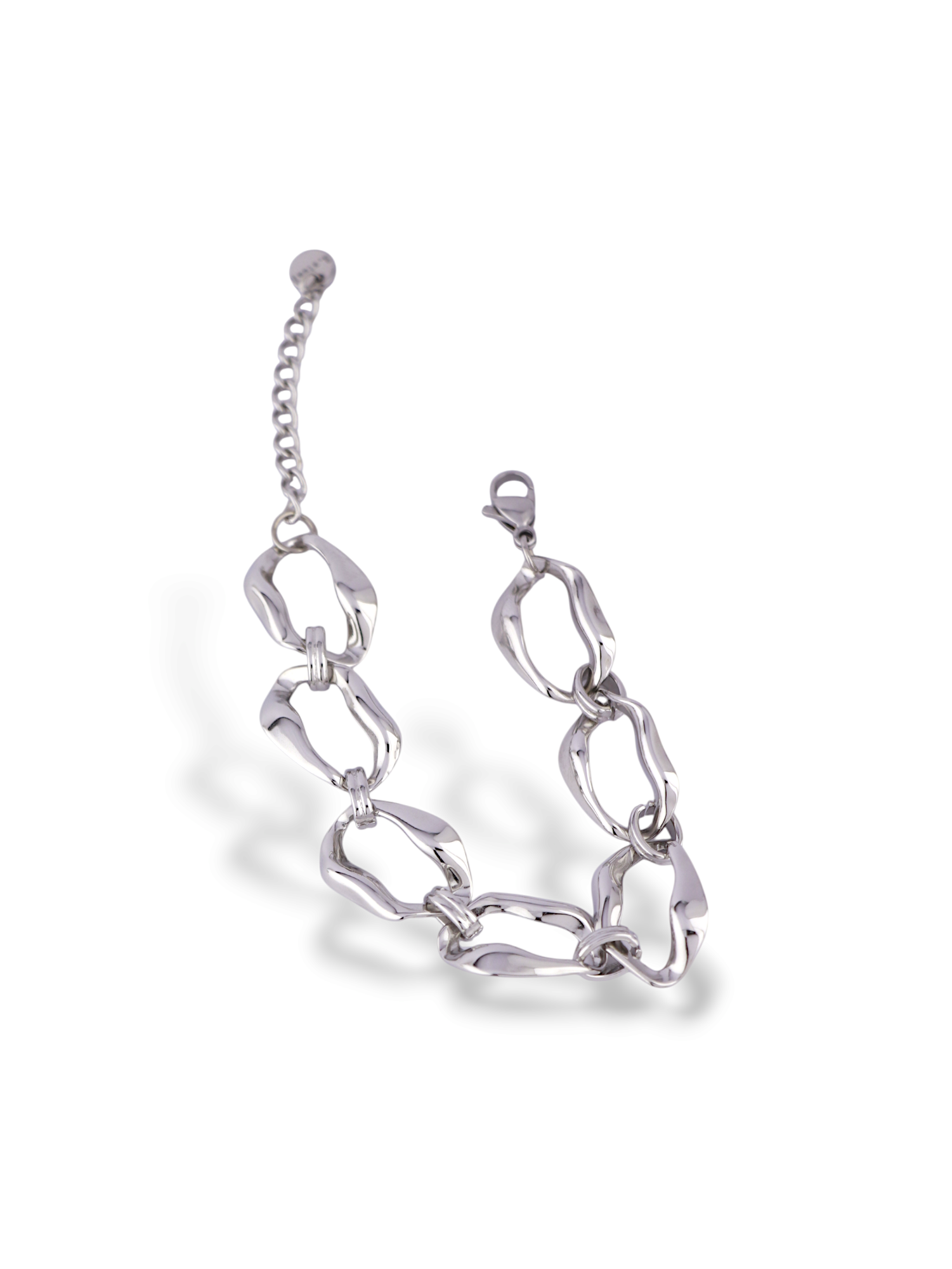 Elegant Gold Rustin Chain Bracelet with Soft Wavy Links