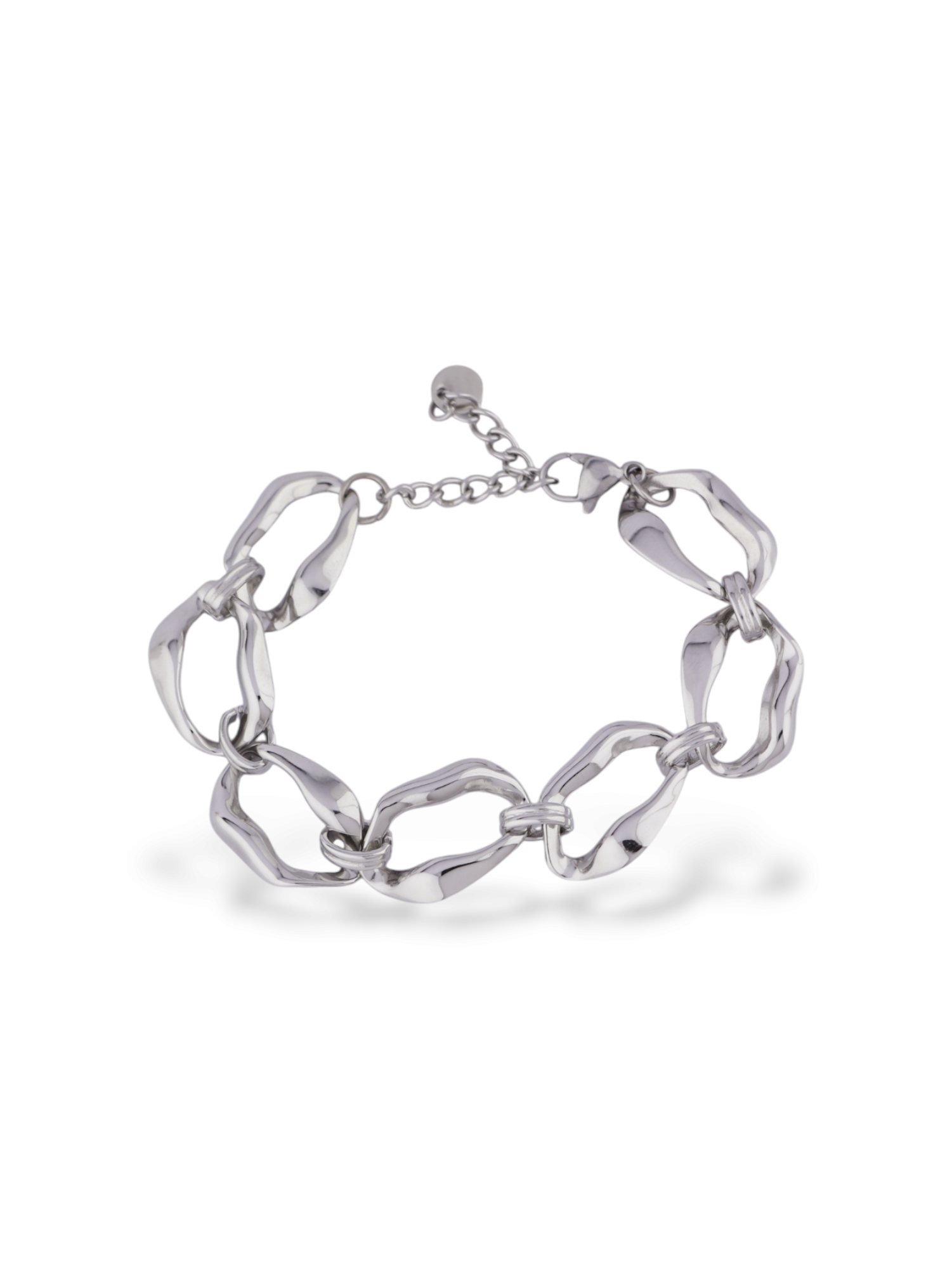 Elegant Gold Rustin Chain Bracelet with Soft Wavy Links