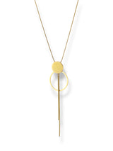 Elegant Gold Geometric Hoop & Tassel Jewelry Set - Doulaat