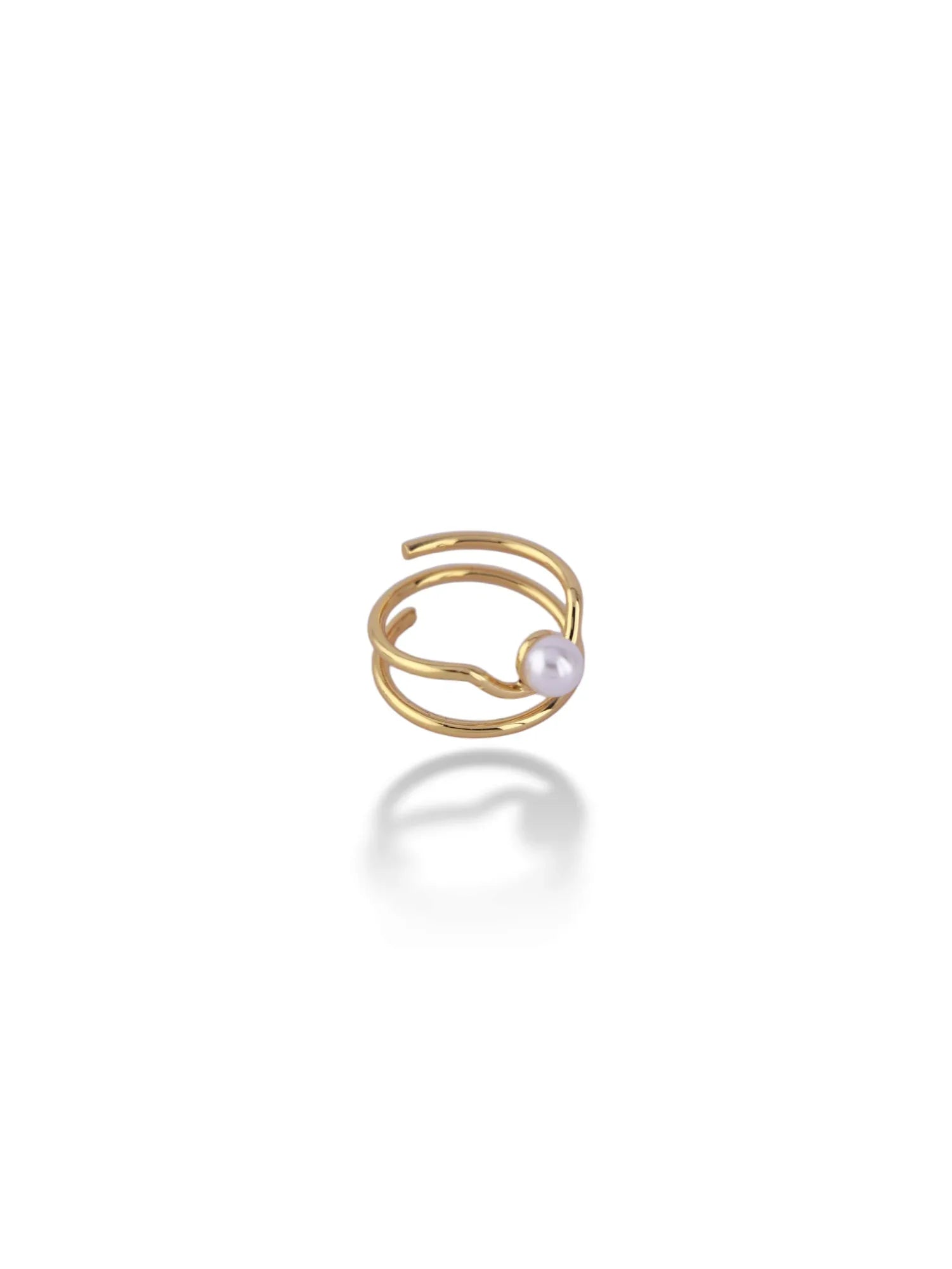 Pearl Twisted Band Ring - Doulaat