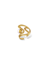 Ivory Pearl Wave Ring