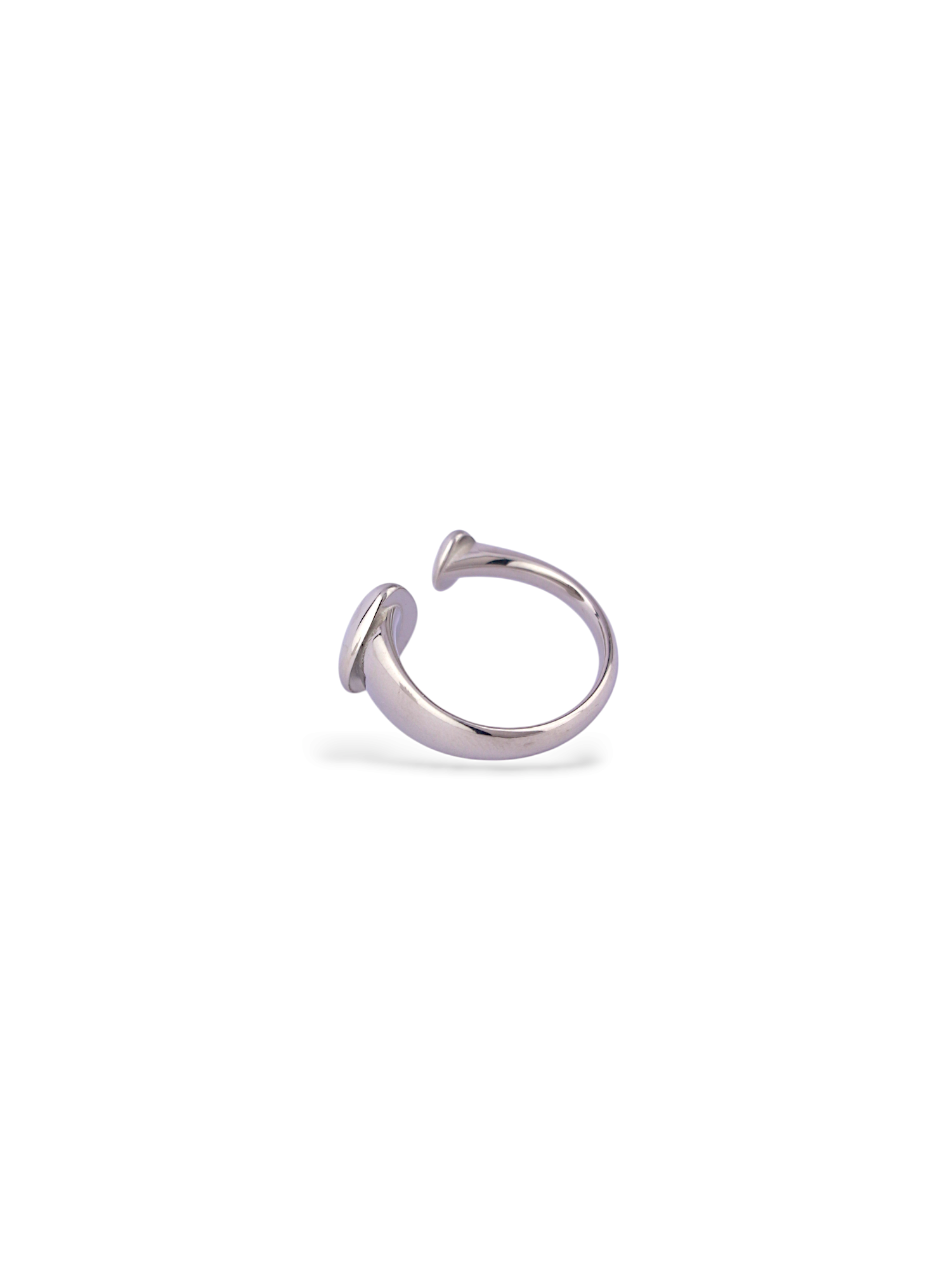 Golden Open End Promise Style Ring