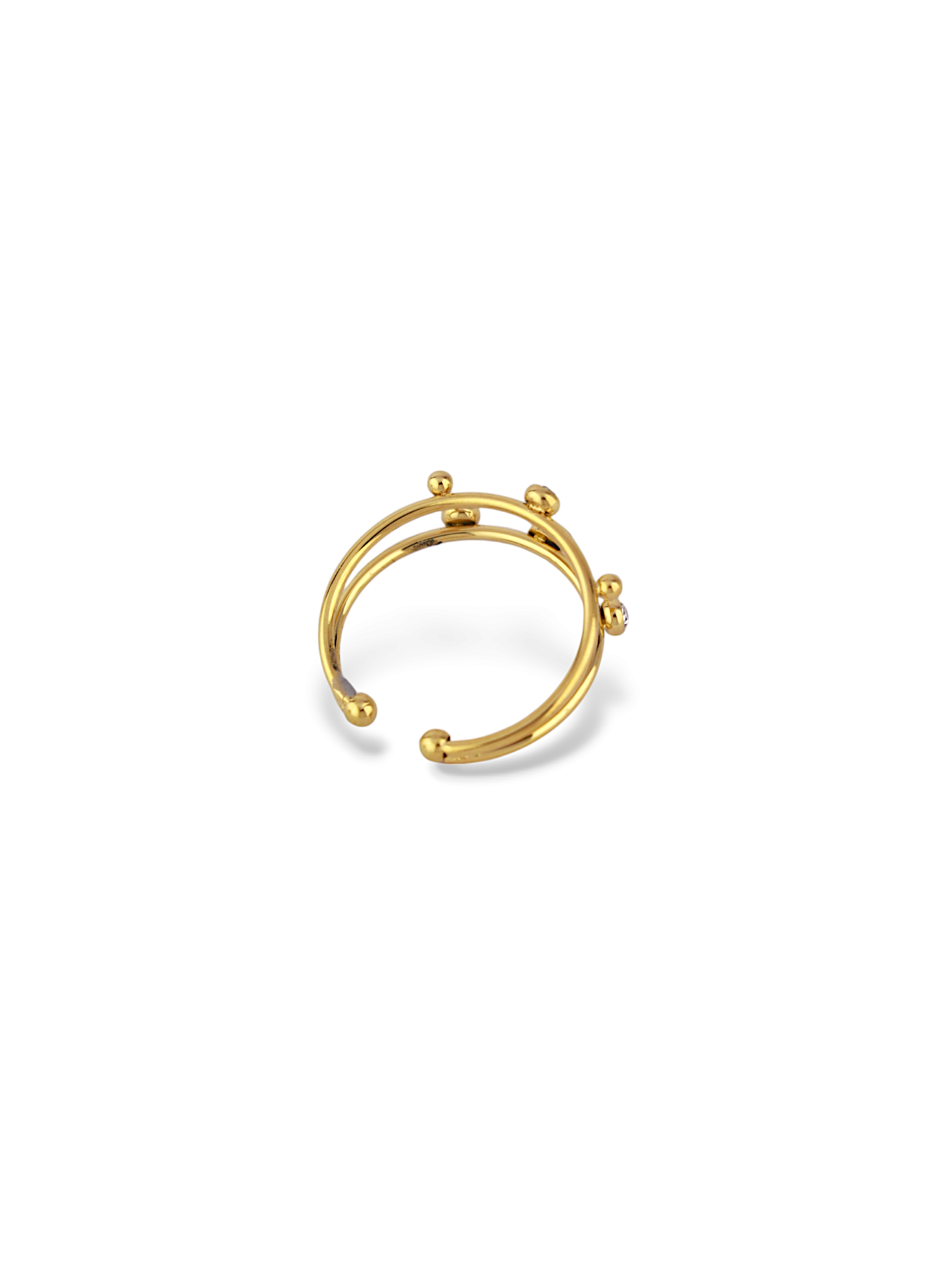 Pearl Ova Open Ring