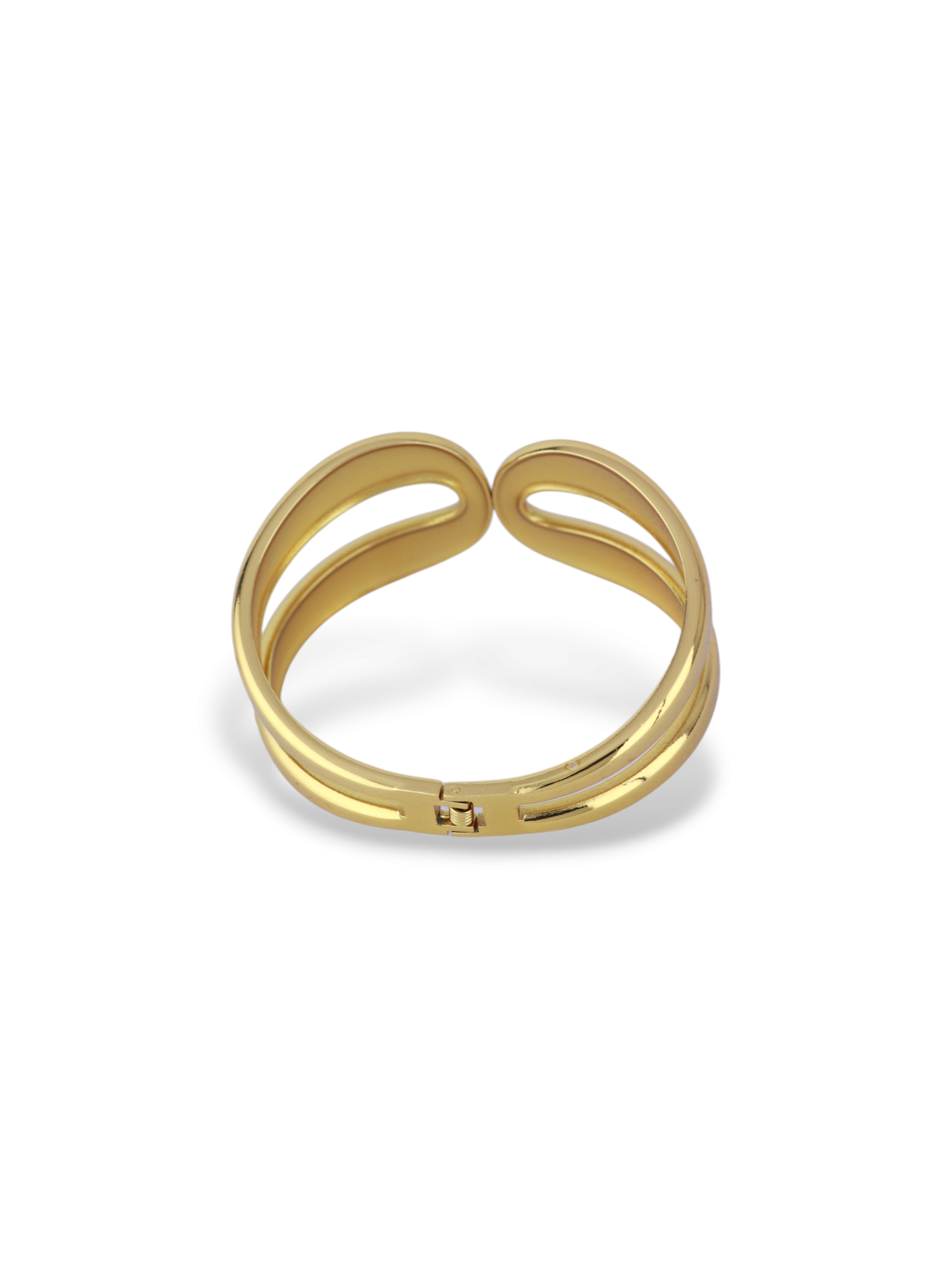 Modern Gold Serene Bangle for a Stylish Look