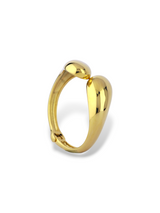 Gold Plated Bondline Cuff with a Smooth Polished Finish