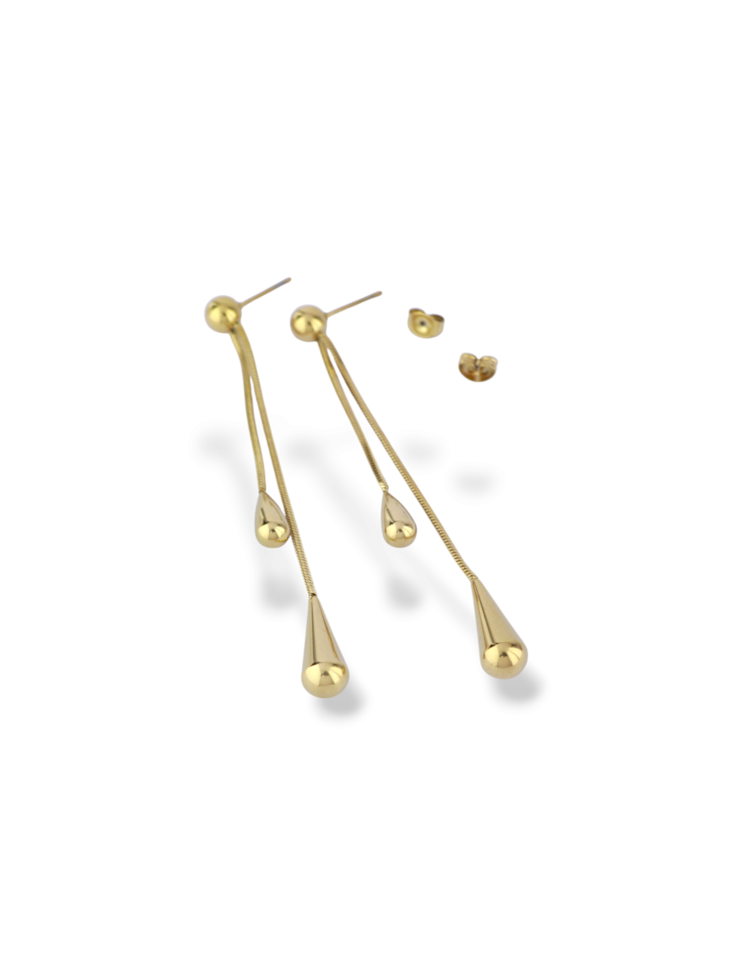 Elegant Silver Drop Earrings Beautiful Glow