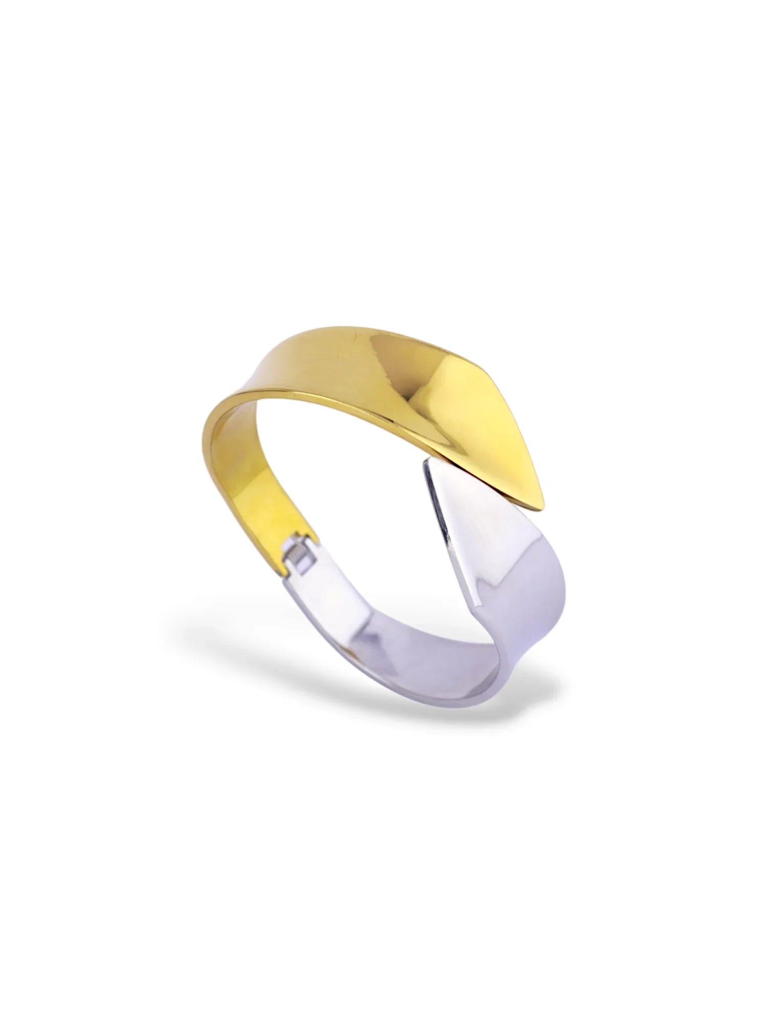 Unique Gold and Silver Mixed Metal Vinea Duo Band - Doulaat