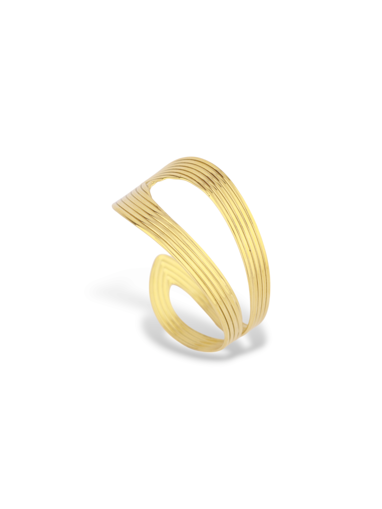 Unique Twin Double Band Adjustable Bangle