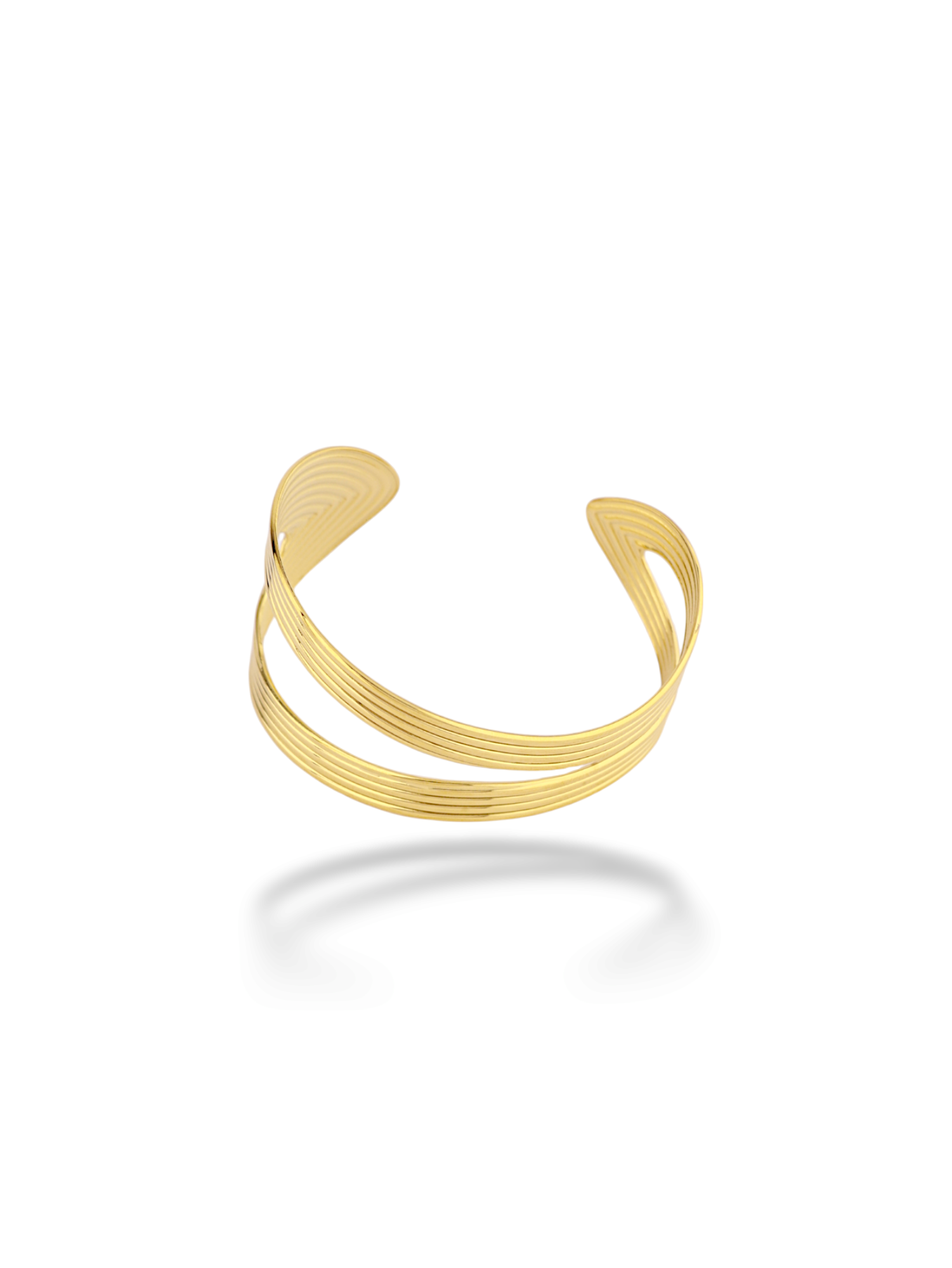 Unique Twin Double Band Adjustable Bangle