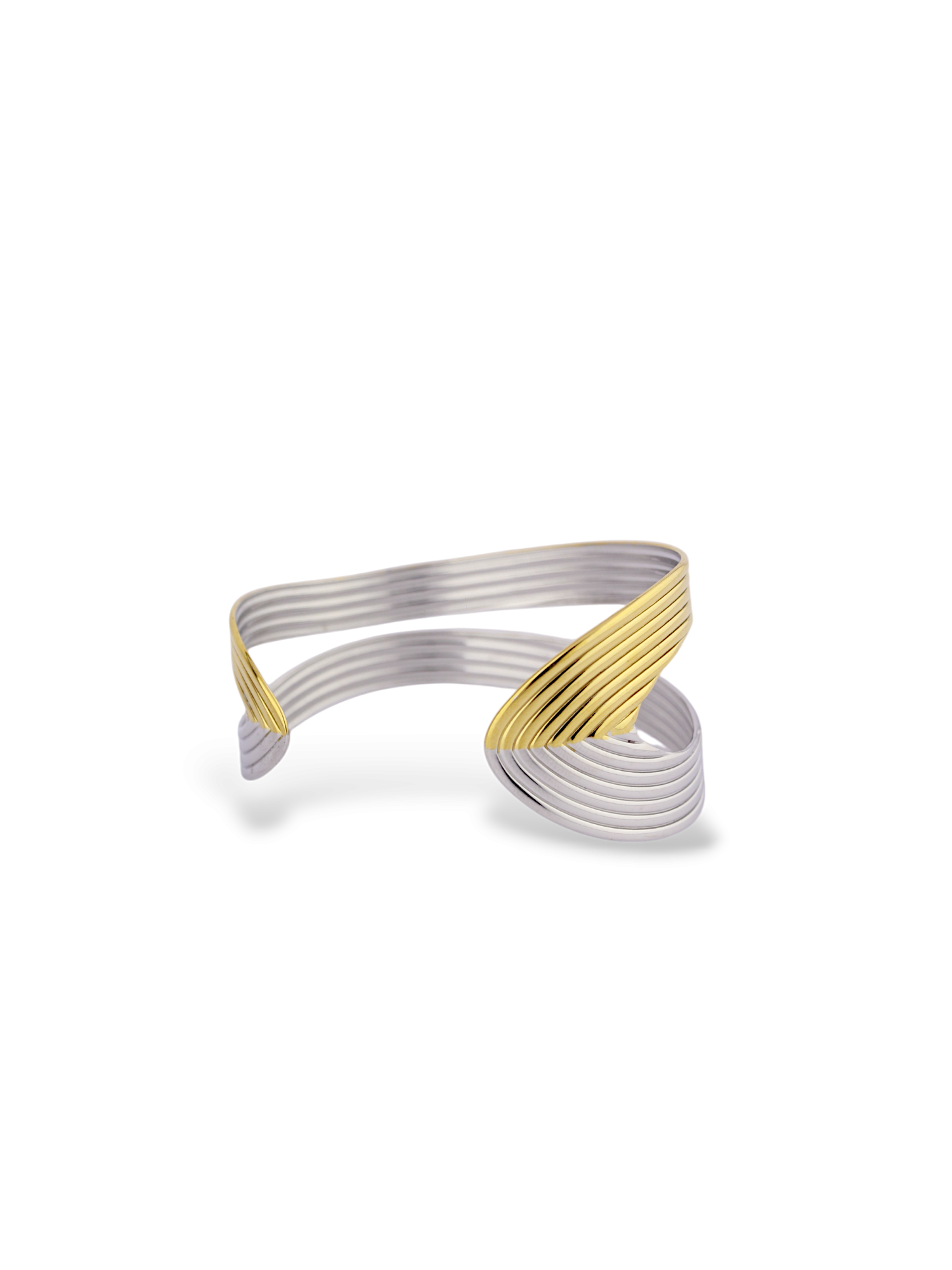Unique Twin Double Band Adjustable Bangle
