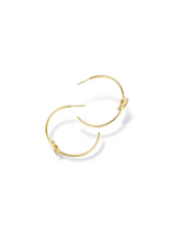 Knot Detail Hoop Earrings