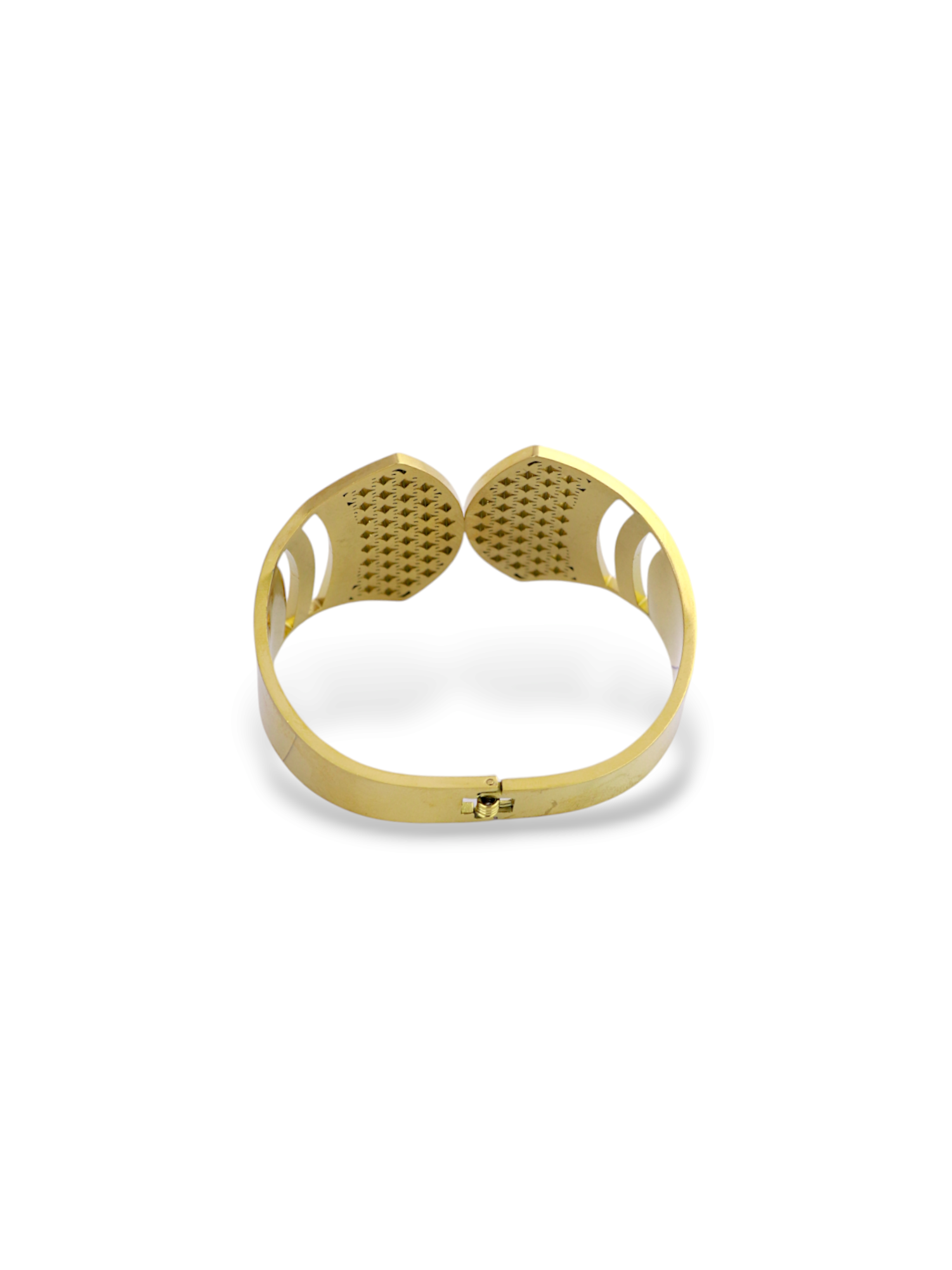 Gold Plated Mesh Bangle for a Classy Daily Style