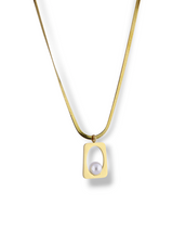 Modern Gold Frame Pearl Jewelry Set for Everyday Style